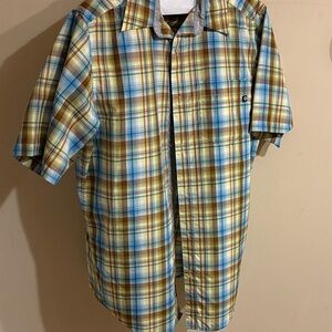 Marmot Men's Multicolor Plaid Button Down Shirt